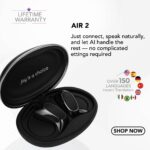 My Joy Air 2 Open-Ear AI Translation Earbuds – Wireless Bluetooth with Real-Time Language Translation - Image 8