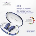My Joy Air 2 Open-Ear AI Translation Earbuds – Wireless Bluetooth with Real-Time Language Translation - Image 9